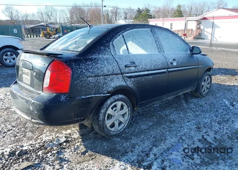 2008 Hyundai Accent Gls from USA, damaged, VIN KMHCN46CX8U221841